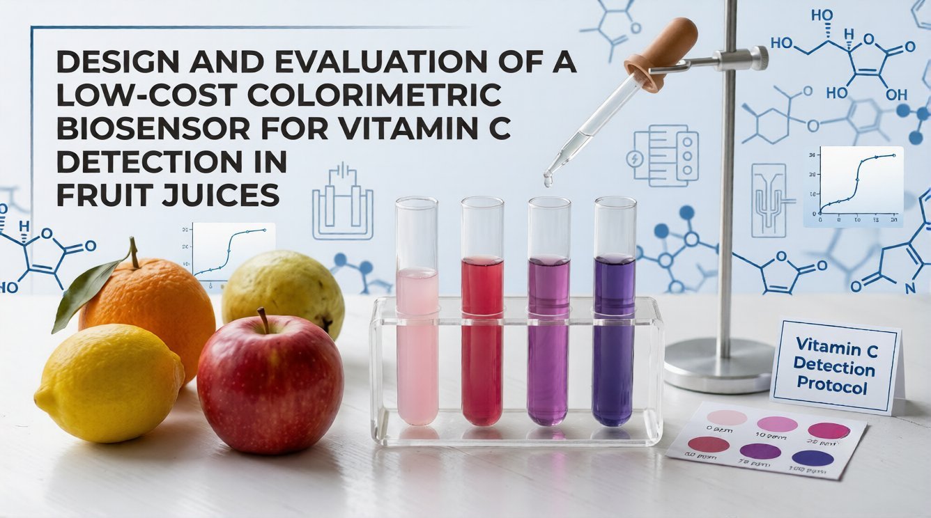 Colorimetric Biosensor for Detecting Vitamin C in Fruit Juices