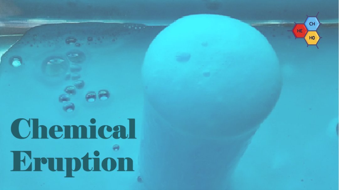 Chemical Eruption Experiment